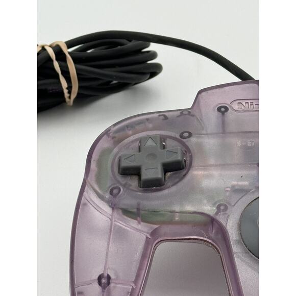 Nintendo N64 Clear Atomic purple Controller OEM Funtastic Loose Stick Tested - Picture 4 of 7